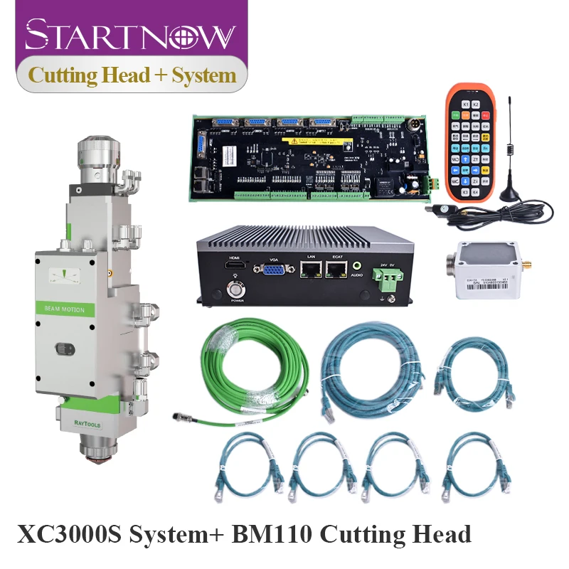 

Startnow Raytools BS12K BM110 BT220 Режущая головка для волоконного лазера с подходящей системой XC3000S Plus XC4000 для станка для лазерной резки