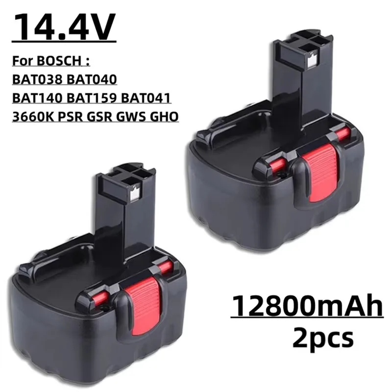For BOSCH 14.4V Power Tool Battery for BAT038, BAT040, BAT140, PSR 14.4VE-2, GSR 14.4V, GDS, 35614, BAT041 Replacement battery