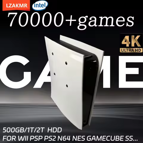 New X5 Retro Game Console 2TB HDD Built-in 70000+ Games 4K HD Plug and Play TV 60+ Emulators for WII PS2 PSP SS Holiday Gift