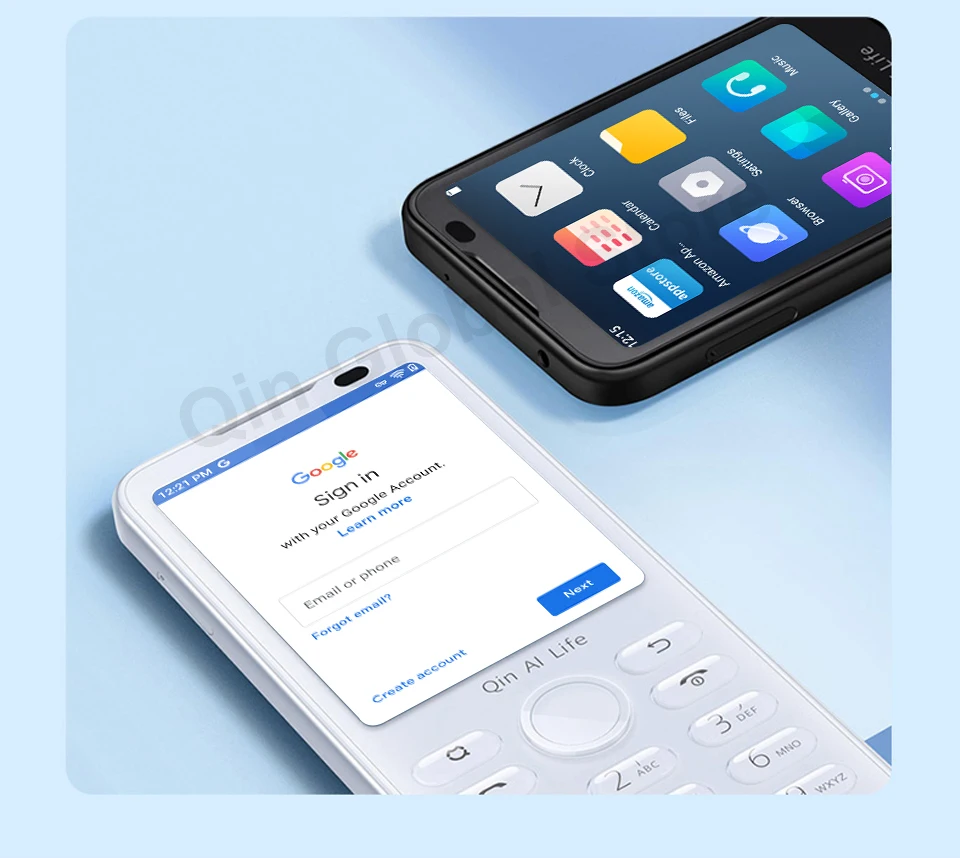 Qin-Bluetooth 2.8を搭載したf21Proスマートフォン,5.0インチのタッチ