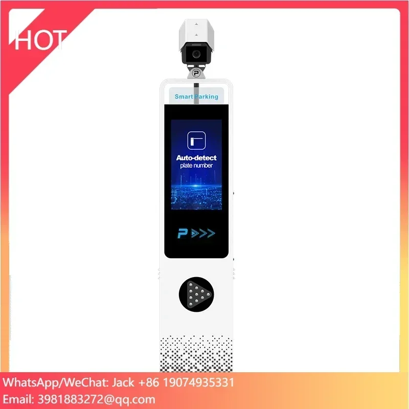 18.5-Inch High-Definition High-Brightness LCD Screen Car LPR Parking System Access Control License Plate Fingerprint WiFi