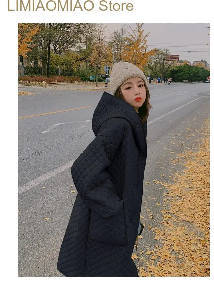 New korean design Cotton Jacket Women  Padded Coat Female Solid Warm Puffer Parka Jackets