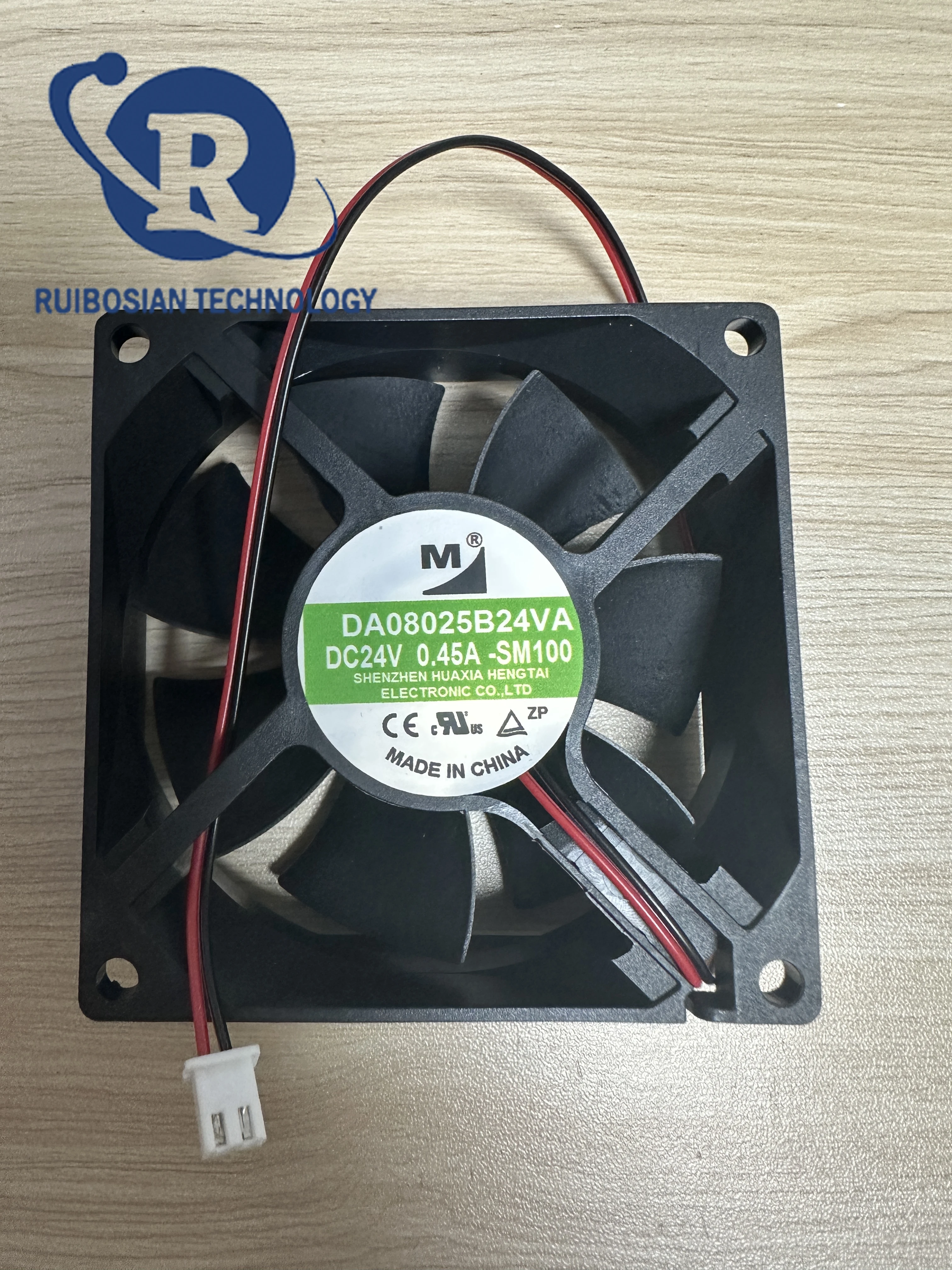 DA08025B24VA-SM100 DA08025B24A 8025 8CM 24V 0.45A  2-wire inverter cooling fan