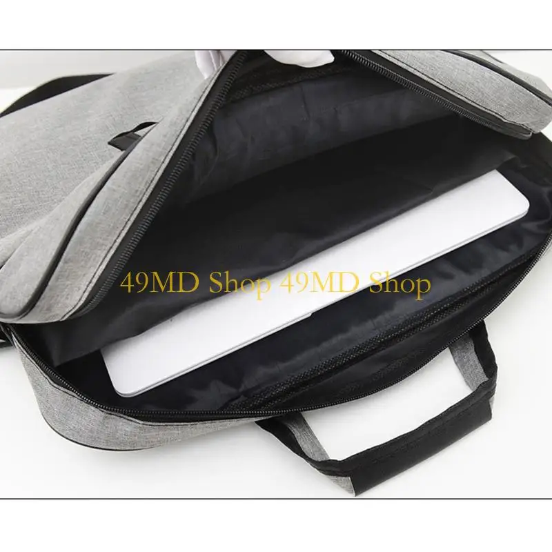 49MD 15.6 17 inch Laptop Bag with Handle Computer Shoulder Handbag Carrying Briefcase