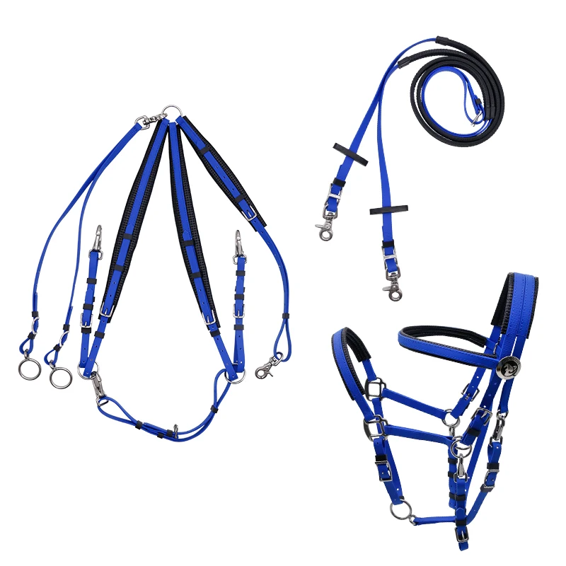 Custom Made Horse Endurance Full Set in Leather Includes PVC Nylon Halters Bridle Style Tack Equipment Drop Available