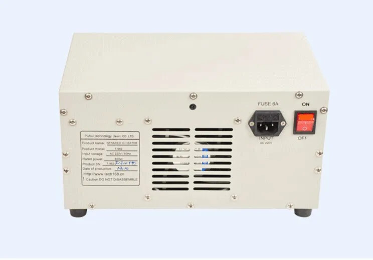 PUHUI T-962 Authorized Infrared IC Heater T962 Desktop Reflow Solder Oven BGA SMD SMT Rework Station T 962 Reflow Wave Oven