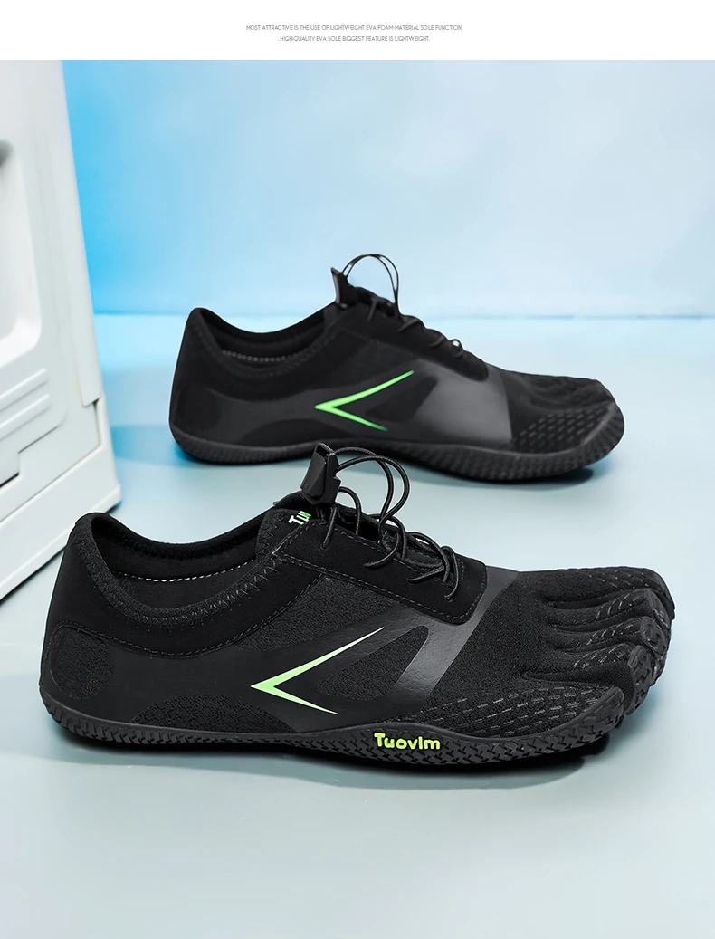 Professionelle Fünf-Zehen-Gym-Trainingsschuhe, Indoor-Sportschuhe, Komfort-Gewichtheber-Trainingsschuhe, Wander- und Watschuhe, rutschfest – Detail 21