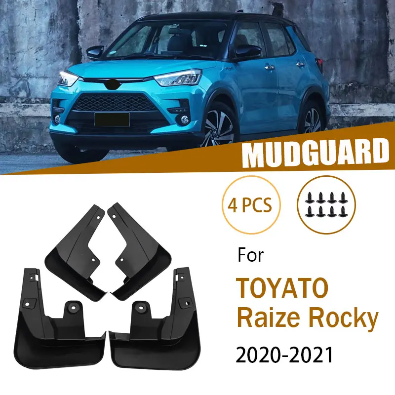 

Для Toyota Raize Rocky 2020 2021, брызговик, брызговики на крыло, защита от брызг, автомобильные аксессуары, защита высокого качества