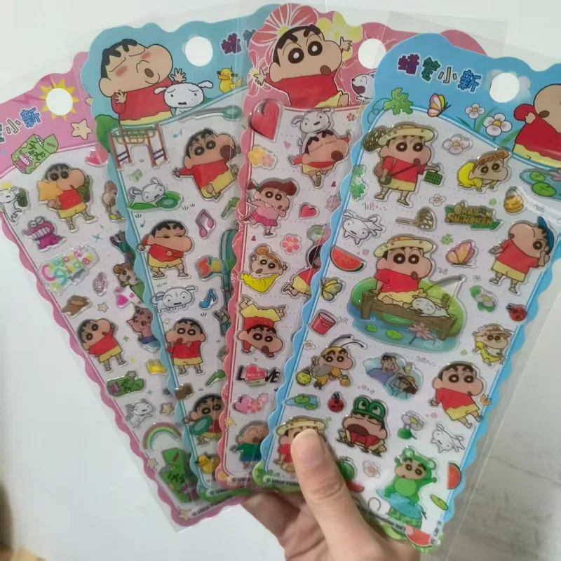 

Crayon Shin-chan Sticker Cute Cartoon 3D Stereo Child Cartoon Cup Sticker New Fashion Exquisite Creativity Diy Sticker Gifts