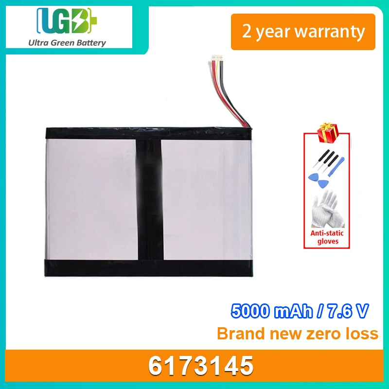 

UGB New Laptop Battery For 6173145 10PIN 7Lines 7.6V 5000mAh