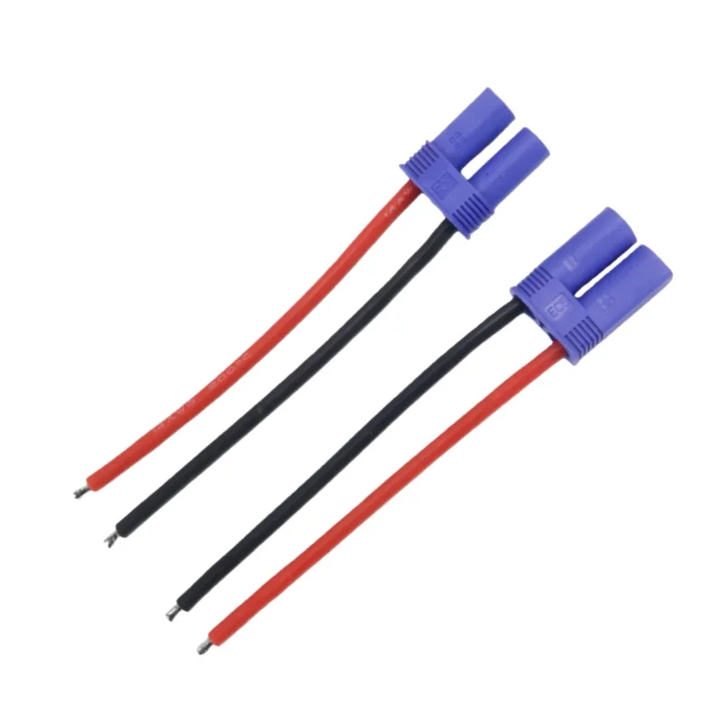 EC5 수컷 암컷 불릿 커넥터 플러그 피그테일 케이블 10cm 14AWG 실리콘 와이어 RC 리포 배터리 FPV 자동차 보트용