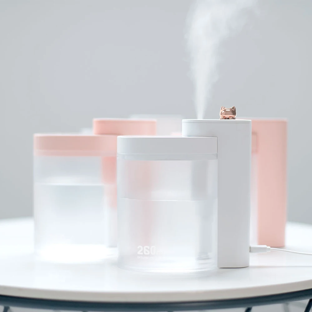 Youpin-humidificador de aire Sothing, fabricante de niebla, difusor de fragancia ultrasónico USB, Mini aromaterapia para el hogar, humidificadores de escritorio, 260ML