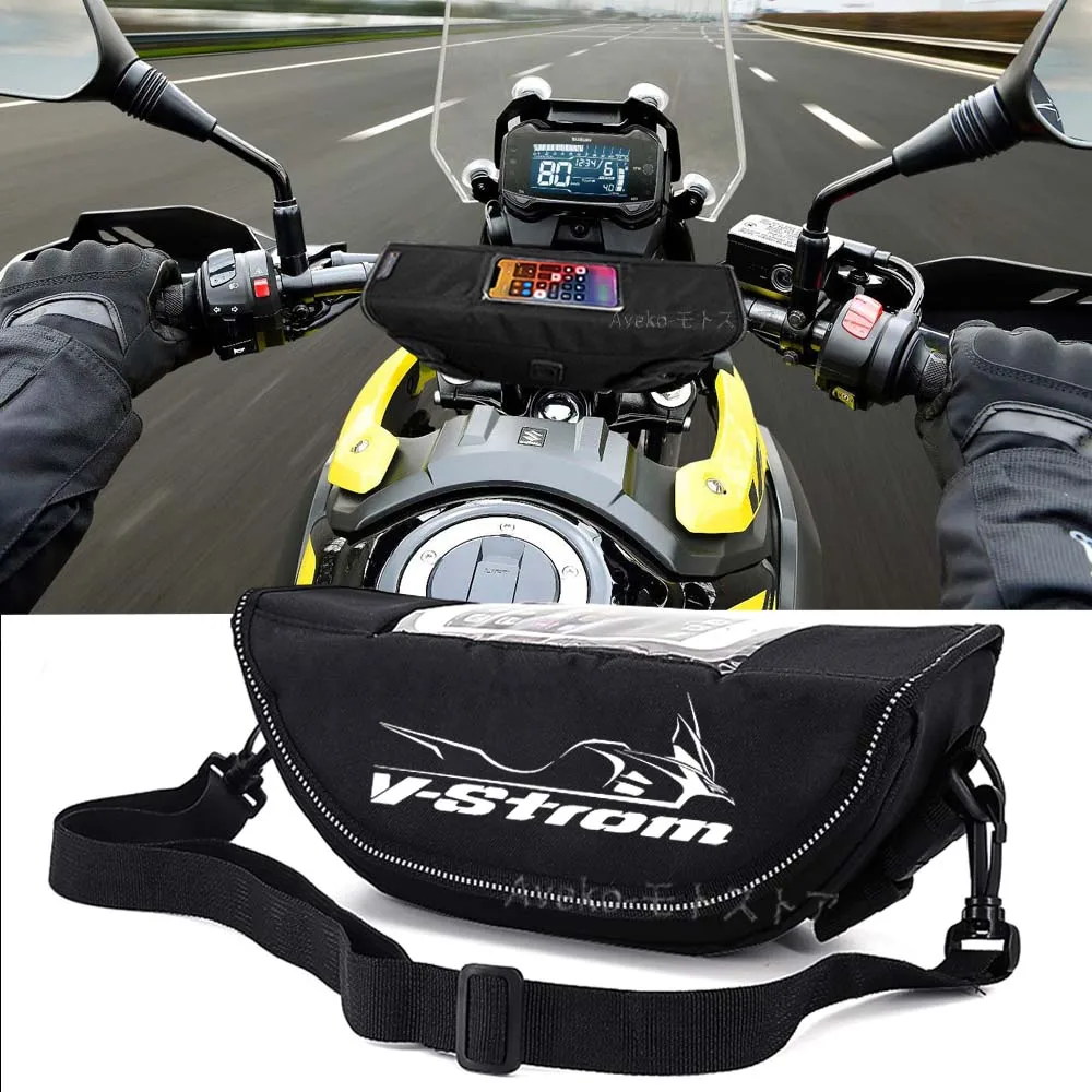 For Suzuki V-Strom Handlebar Waterproof Bag Travel Bag storage bag For Suzuki V-Strom 1000 V-Strom 650 V strom