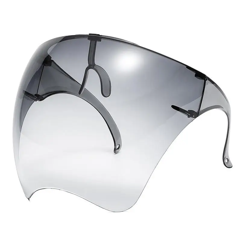 HD Face Shield Transparent  Cover Anti Droplet Dustproof Block for Hospital and Laboratory
