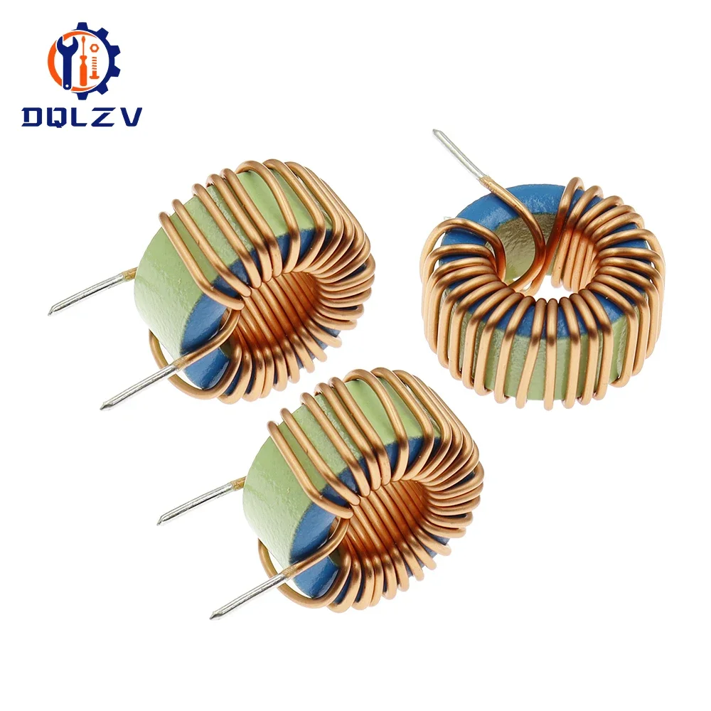 2PCS Toroid Core Inductors 10A Winding Magnetic Inductance 47uH Toroid Inductor Coil