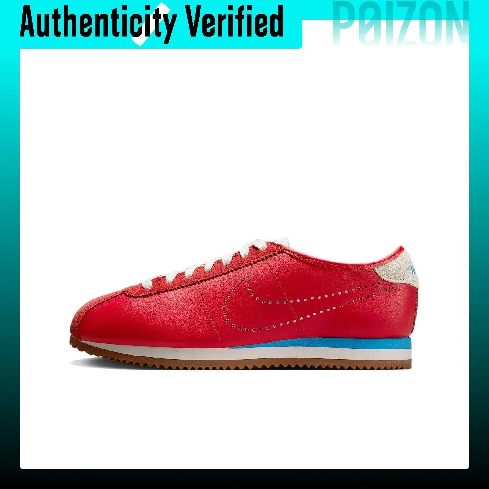 Nike Cortez Running Shoes Women's Low-top University Red/Mountain White/Rubber Medium Brown/University Blue HQ1841-600