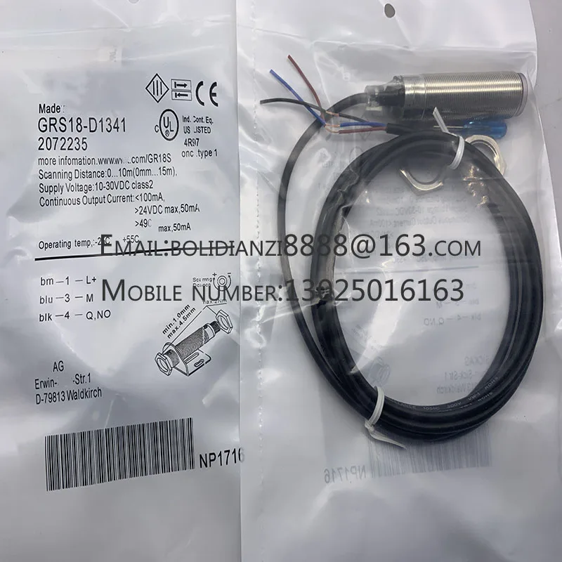 Nieuwe naderingsschakelaarsensor 1066572   GRS18-D1341 Op voorraad