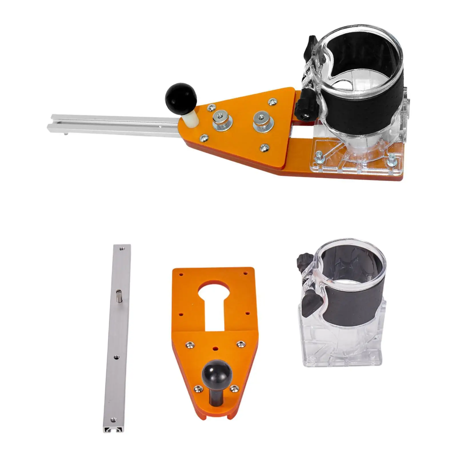 

Circle Cutting Jig Woodworking Tool Accessory Clear Cover for Electric Hand