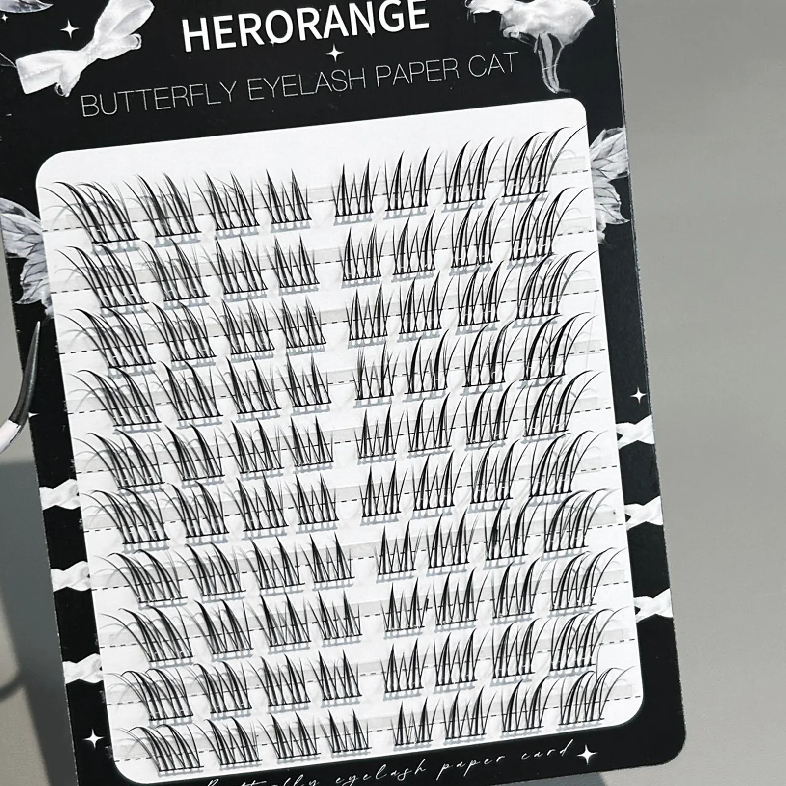 Noglue lash extenstions Fox- Style individual Clusters False Eyelashes Glue free winged daily eyelash 7-12mm natural soft lashes