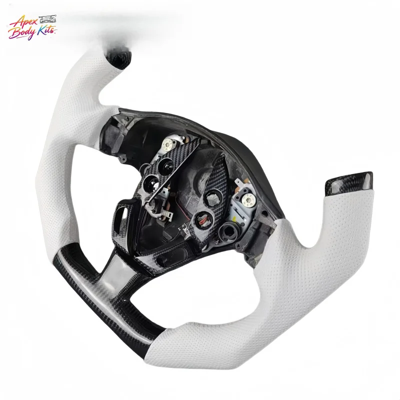 FOR Maserati GT GTS GC MC Quattroporte President Series Upgraded Racing Carbon Fiber Steering Wheel Without Airbag
