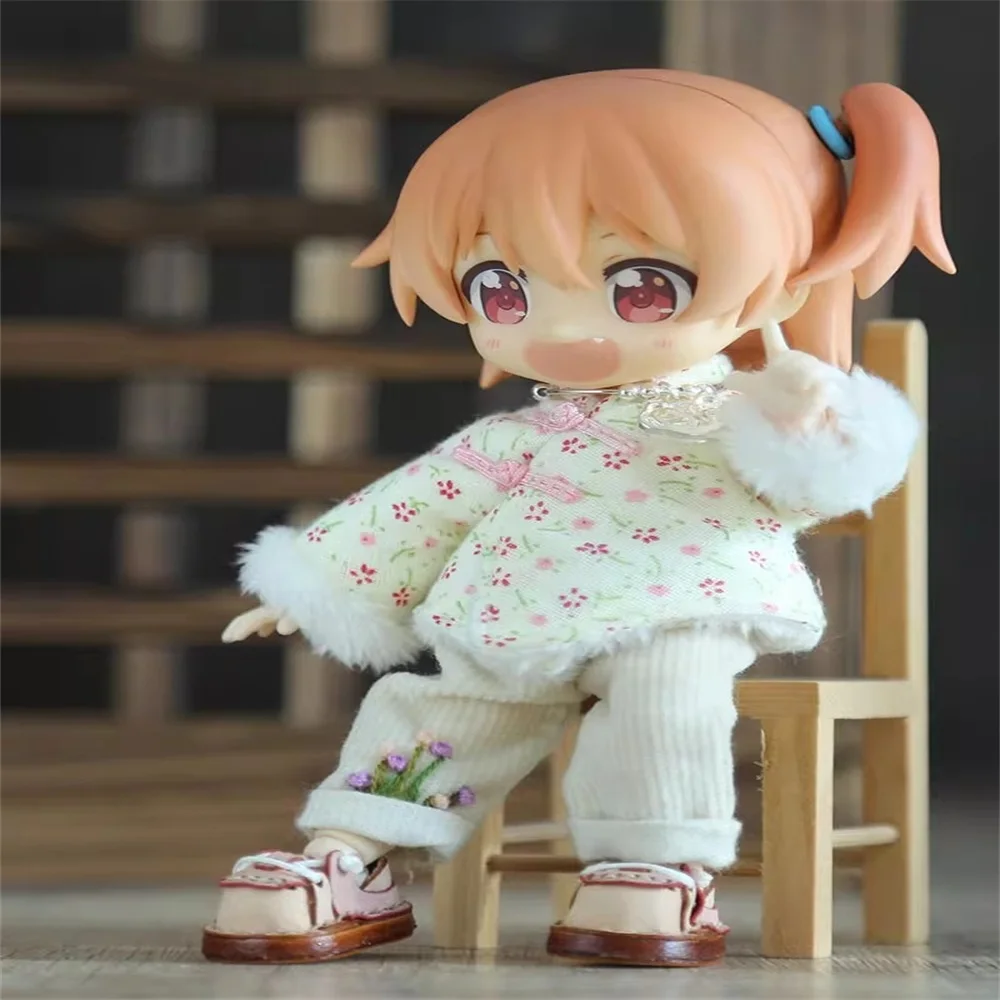 الحلزون Ob11 الملابس عموم زر الأزهار سترة قطن معطف السراويل مجموعة نموذج الملحقات في الأوراق المالية #5