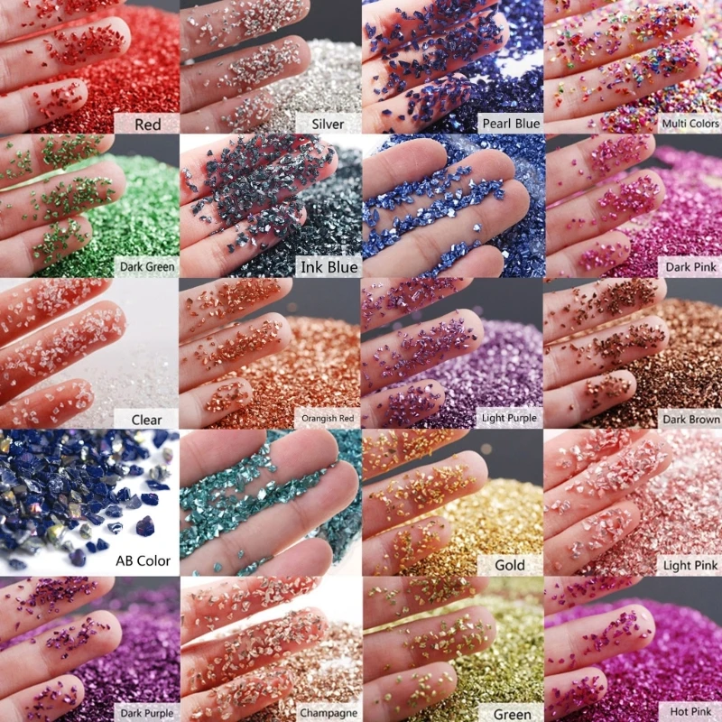 

50G Crystal Broken Stones Bulk Resin Fillers Epoxy Resin Jewelry Mold Fillings DIY Mold Art Crafts Gift Decorative