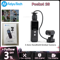 FeiyuTech Feiyu Pocket 2S 3-Axis Gimbal Camera Split Design Magnetic Base 1 / 2.5-Inch Sensor 130 ° Field of View Ultra HD 4K