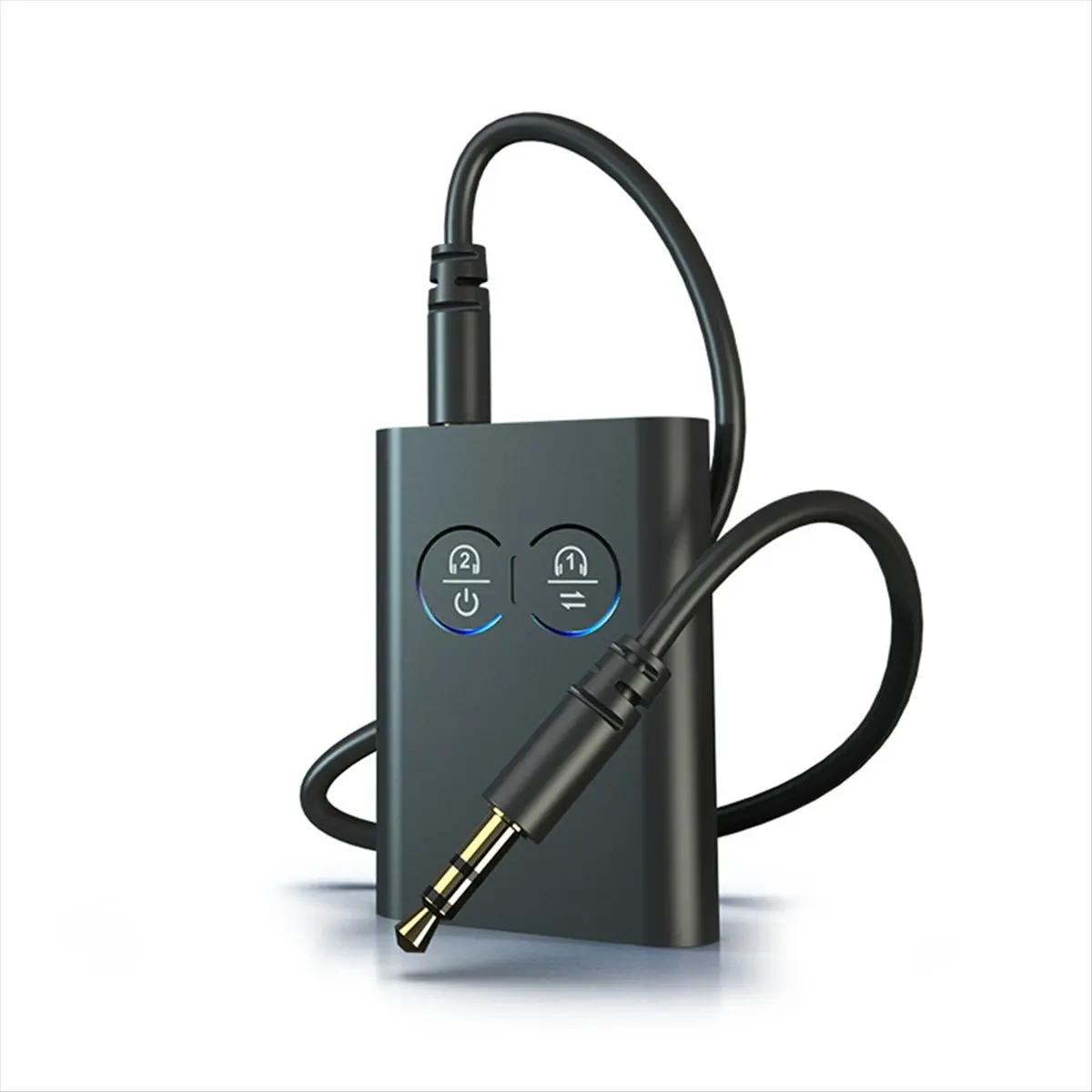 A42F Bluetooth 5.2 Transmitter Receiver for Car -Adaptive HD Low Latency Wireless Audio Adapter with 3.5mm Aux