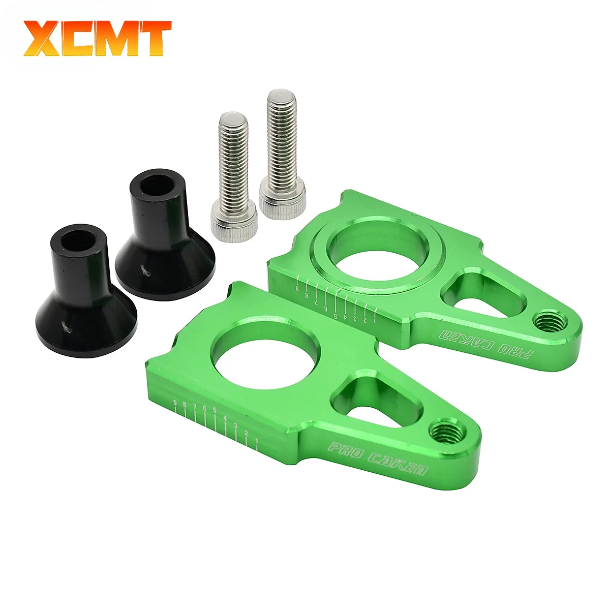 Motocycle For Kawasaki CNC Rear Axle Blocks Chain Adjuster KX 125 250 250F 450F KX125 KX250 KX250F KX450F KLX450R 2003 2016 2018