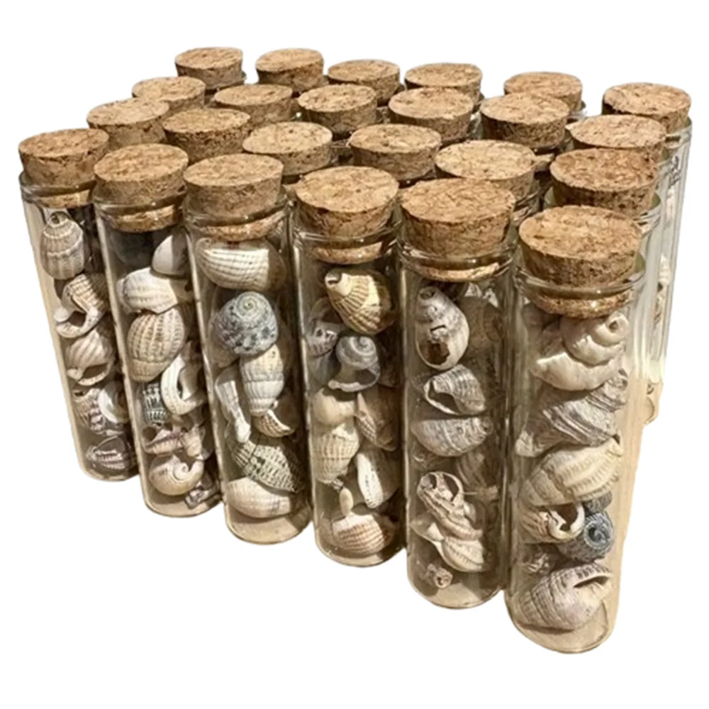 50 PCS 20ml Clear Glass Test Tubes with Cork Stopper 17×22×80mm Small Empty Vials for DIY Crafts Mini Bottles/Jars Home Decor