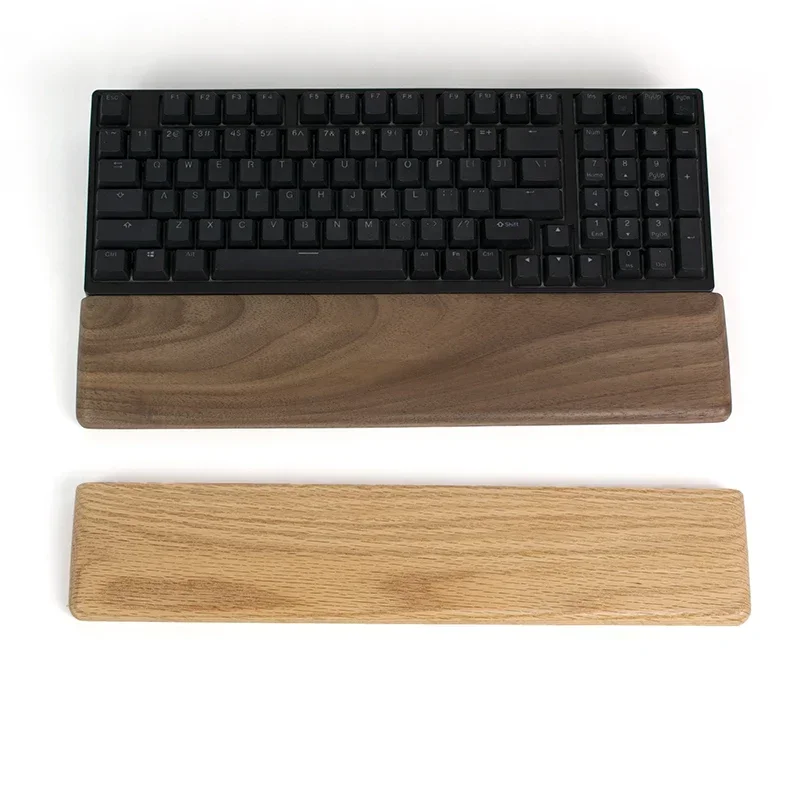مسند راحة اليد من خشب الجوز الأسود مخصص من الخشب الصلب مسند للمعصم شجرة بلام خشبية 60/75/86/100/104% ملحقات لوحة المفاتيح الميكانيكية مسند الماوس