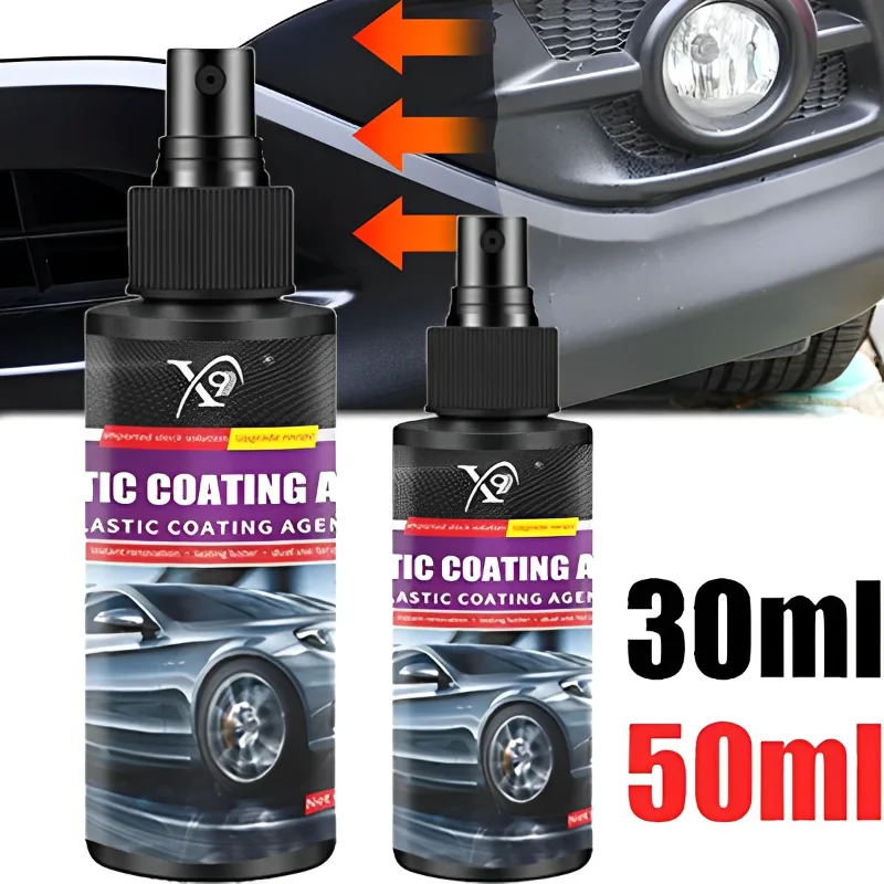 Car Plastic Restorer Refurbishing Coating Agent Back To Black Gloss Auto Polish Repair Coating Renovator Interior Care Tools