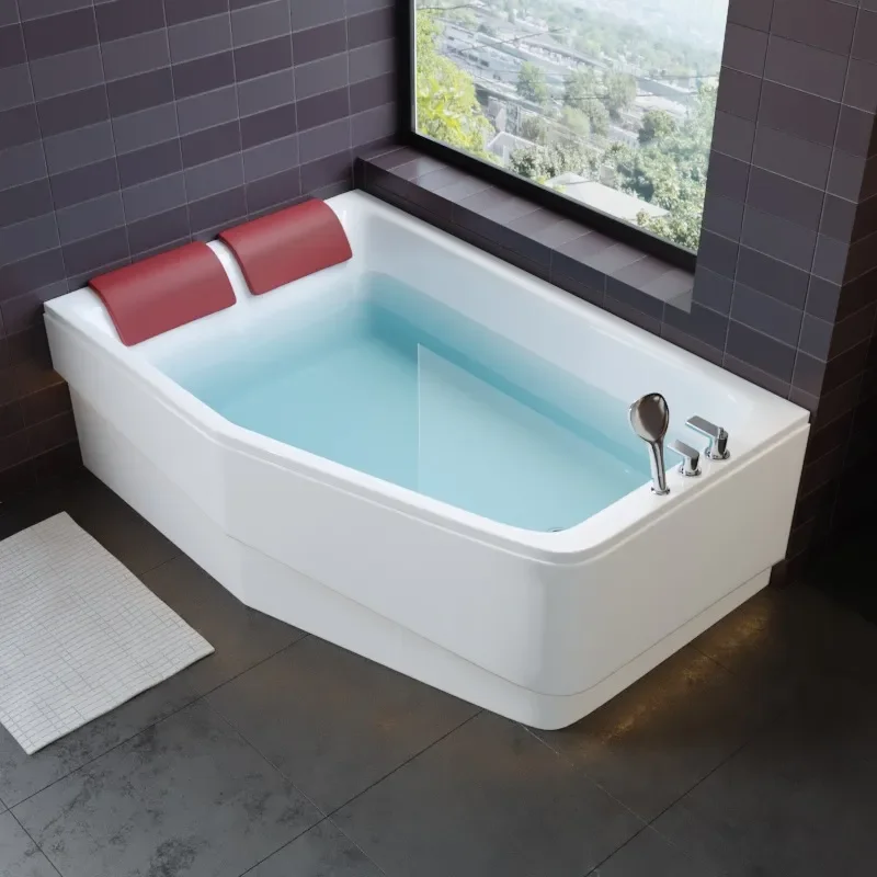 for Luxury Acrylic Double Bathtub for Couples Household Hotel B and B Project Export