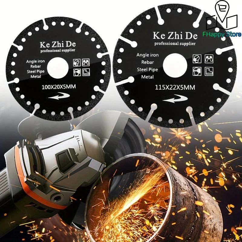 4 Inch 4.5 Inch Diamond Saw Blade Cutting Disc Metal Cutting Diamond Plate For Wood Plastic Iron Steel Aluminum Metal Sheets