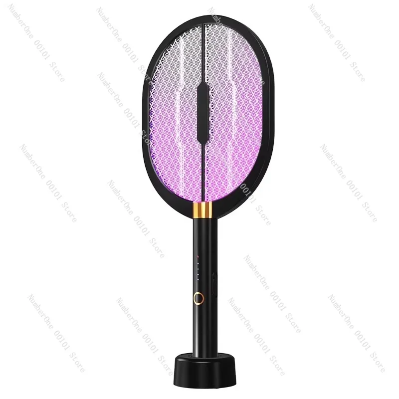 Electric mosquito swatter rechargeable household super strong electric mosquito coil mesh swatter