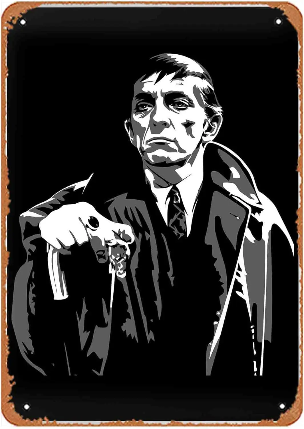 Wall Decor Sign - Dark Shadows Barnabas Collins Matte Posters Metal Signage Vintage Wall Decor  , Retro