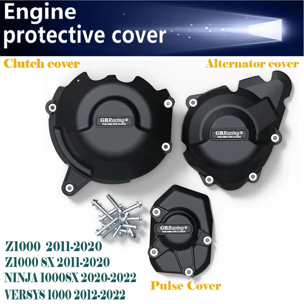 

lightfast Motocross Engine Cover for Kawasaki Z1000 Z1000SX 2011-2024 Anti scalding and beautiful protection