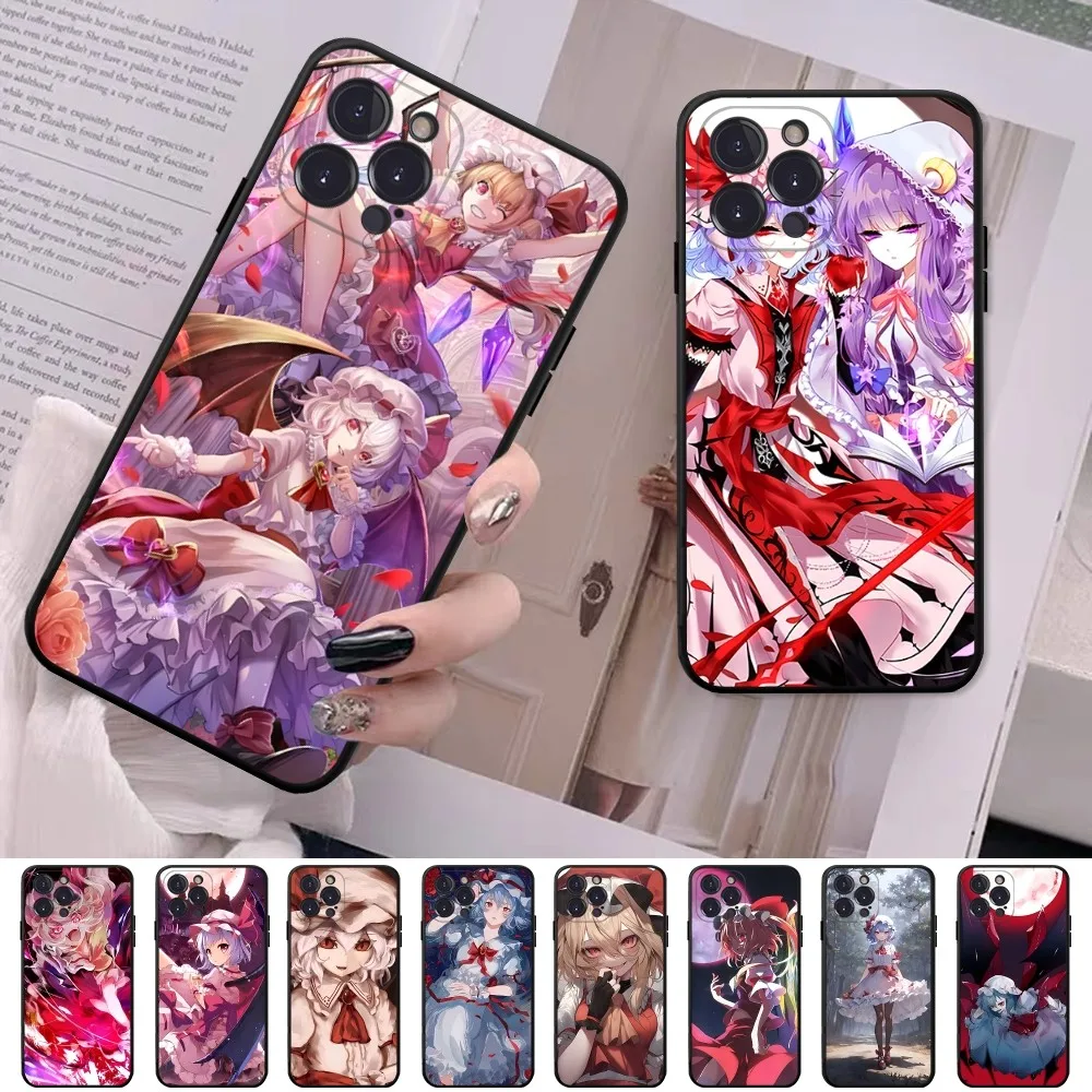 

Anime Touhou Scarlet Eyes Phone Case Silicone Soft For iphone 15 14 13 12 11 Pro Mini XS MAX 8 7 6 Plus X 2020 XR Shell