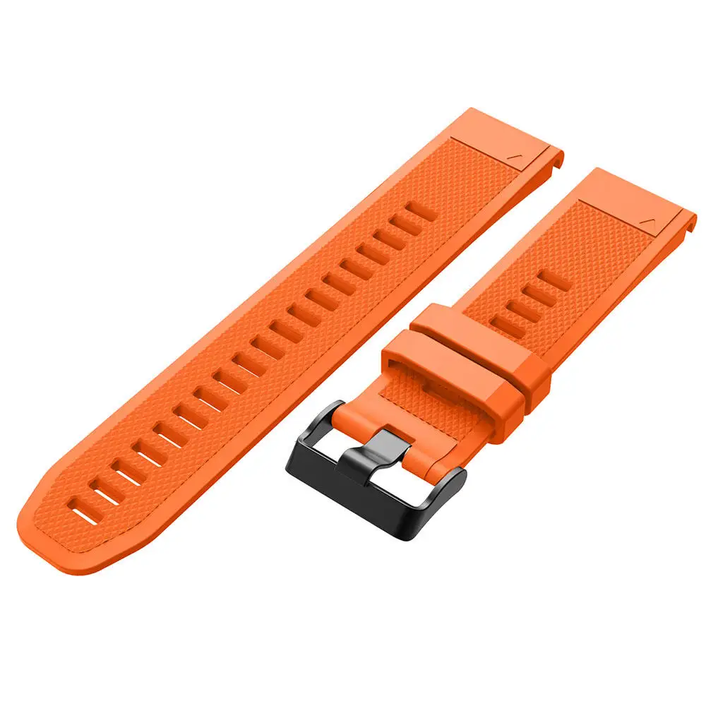 26 22 20MM Silicone Watch Band Straps For Garmin Fenix 6X 6 6S Pro 7X 7 Easyfit Wristband Fenix 5 5X 5S Plus Smartwatch Bracelet