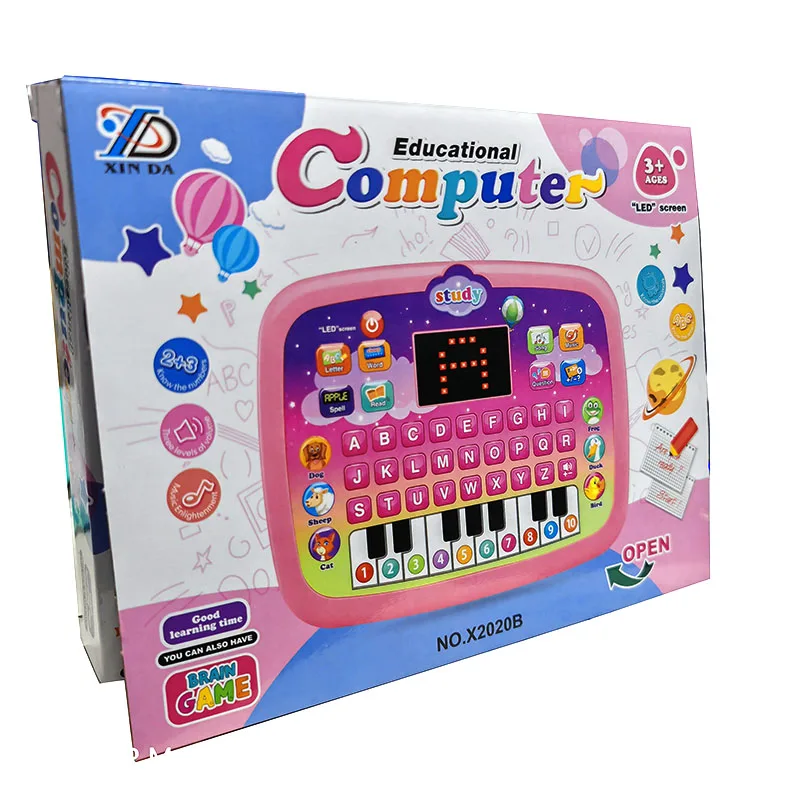 Educational Learning Machine Toys, Electronic Study Game for 3+ Year Old's Girls Boys Gift Birthday Presents (Kids Computer)