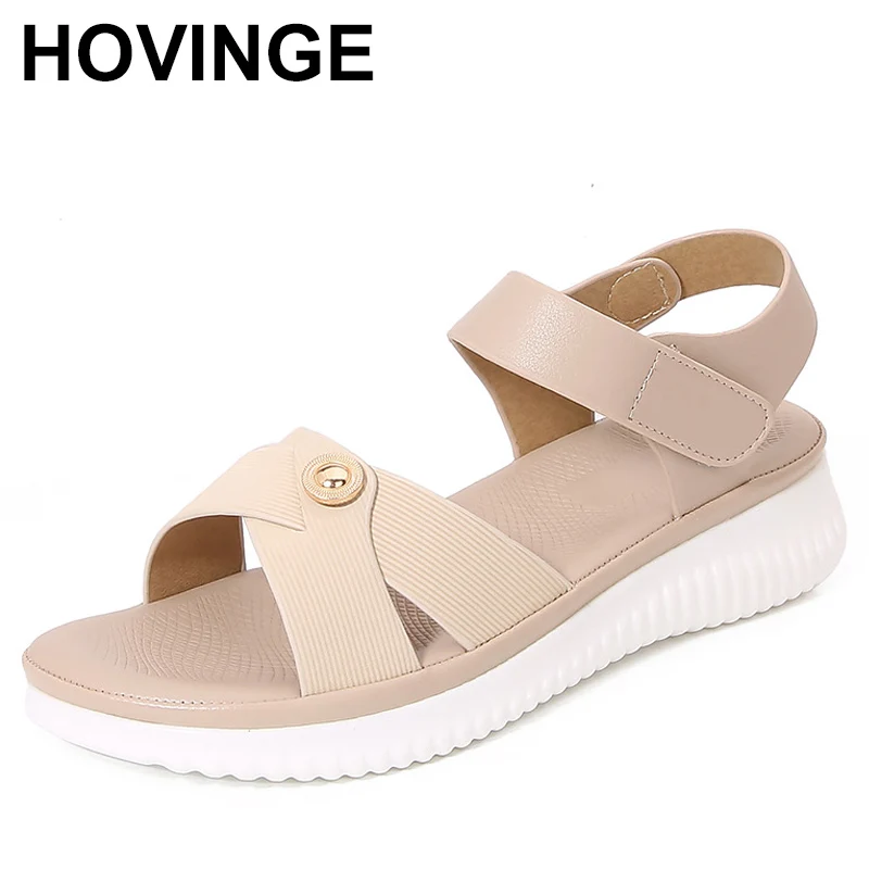 Summer New Sweet Sports Style Women's  Band Comfortable 4 CM Thick Sole Lightweight Beach Casual Sandals