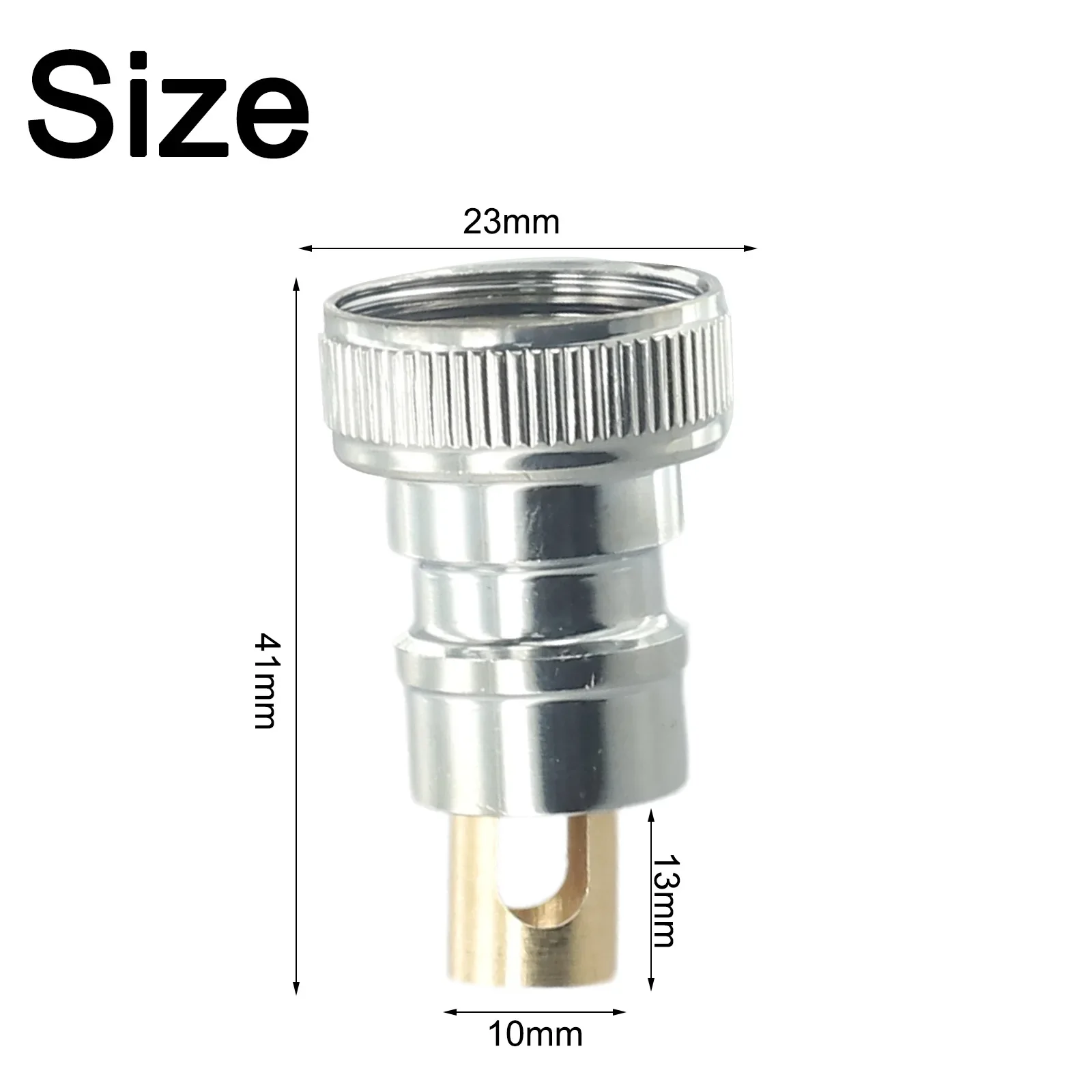 Brass Faucet Adapter Washing Machine Automatic Water Stop Nozzle Connector Adapter Garden Irrigation Sprinkler Connector