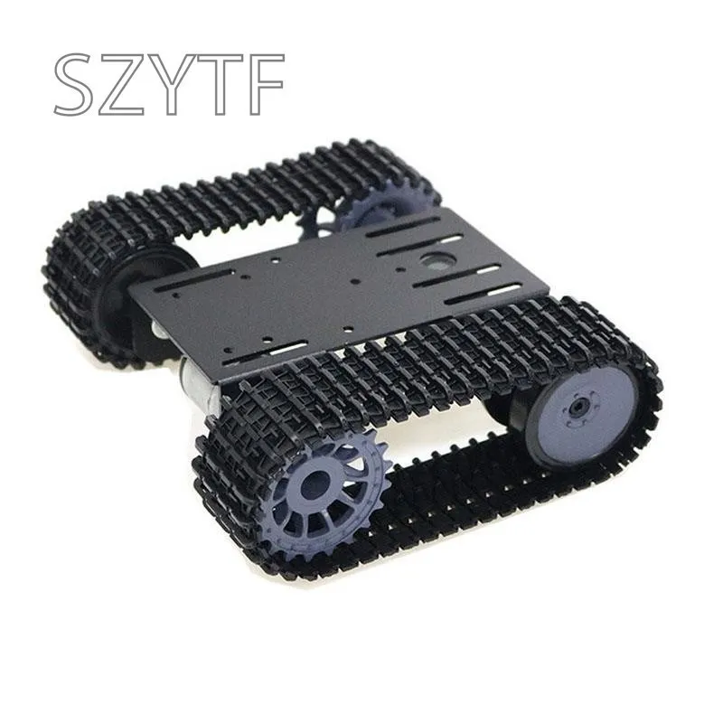 Mini T101 Smart Robot Tank Chassis Tracked Car Platform with 33GB-520 Motor for arduino DIY Robot Toy Part