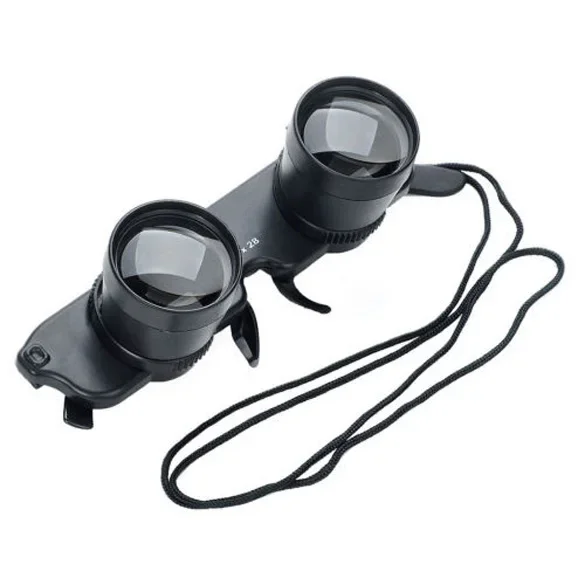 Double Eye Glasses Style Fishing Binocular Magnifier - Optics Tool