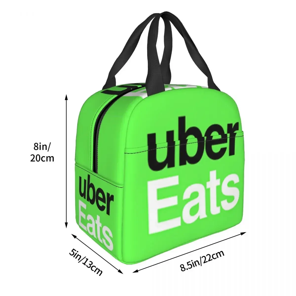 Ubereats Bolsas de almuerzo aisladas Bolsas de picnic portátiles Caja de almuerzo térmica Bolsa de almuerzo para mujer Trabajo Niños Escuela