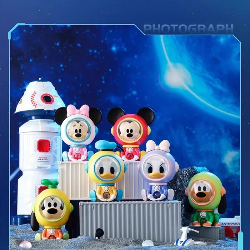 Space Theme Capsule Toy Machine 6pc Cartoon Blind Box Figures,Mini Collectible Models For Desk Decor/Gifts Disney Inspired Style