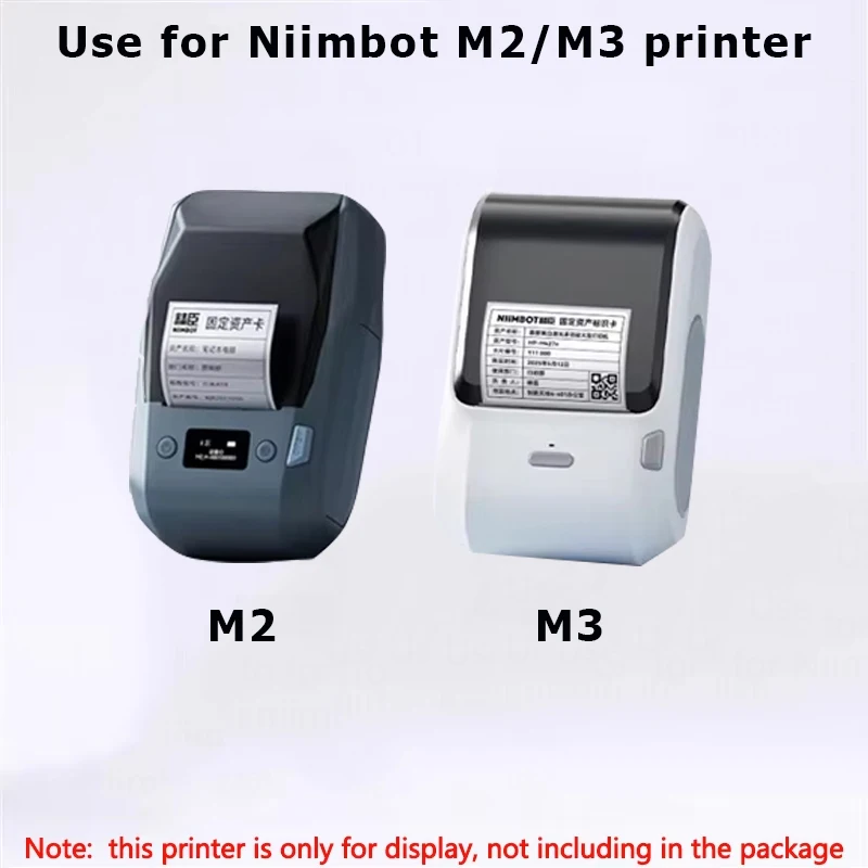 NIIMBOT M2 M3 Black Heat Thermal Transfer Label Hardware Qualification Certificate Electrical Equipment Nameplate Sticker
