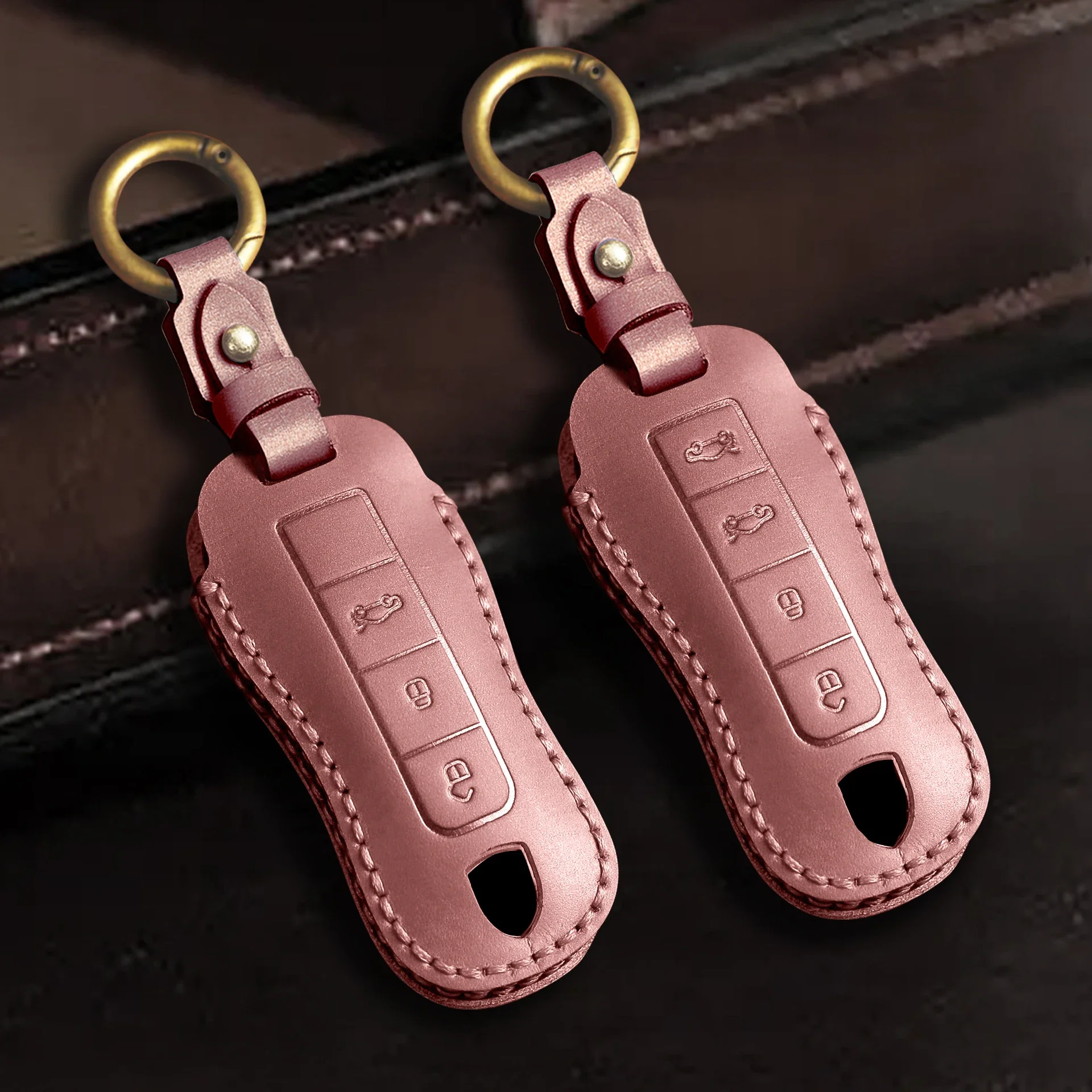 자동차 키 케이스 키 커버 쉘, 포르쉐 파나메라 마칸 카이엔 카레라 박스터 카이맨 911 970 981 991 918 액세서리 키체인