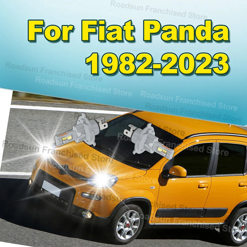 

2 шт., аксессуары для фар дальнего/ближнего света для Fiat Panda 1982-2023 2005 2006 2007 2008 2009 2010 2011 2012 2013 2014 2015