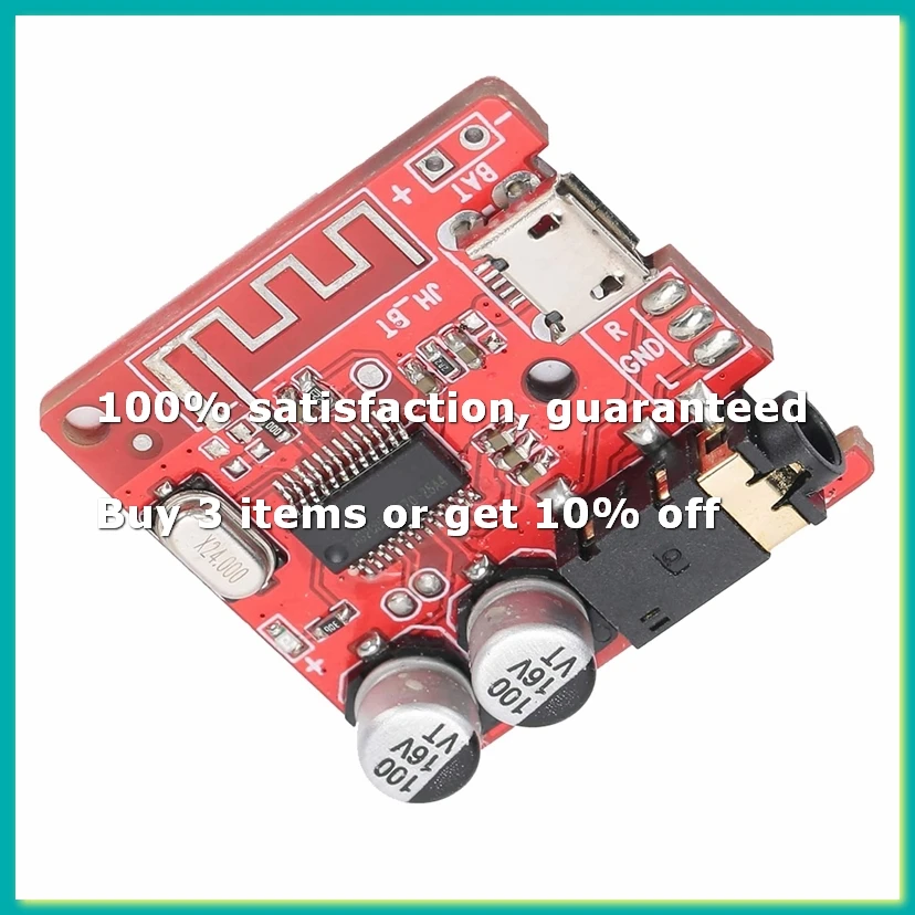 5PCS DIY Bluetooth 5.0 Receiver Board Lossless Decoder Board Wireless Stereo Music Module,Speaker Amplifier Module-DTD2